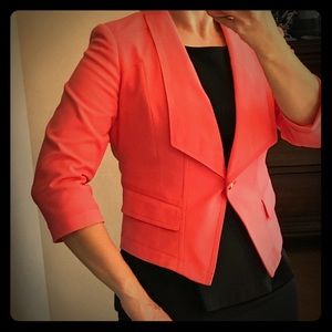 White House Black Market Coral Blazer